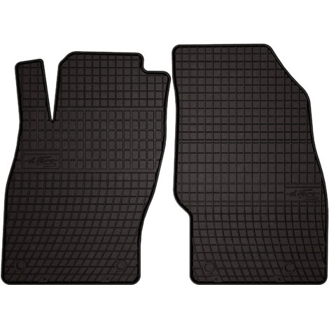 Tappetini in gomma per auto per: Opel Corsa D hatchback 1a fila (2006-2015) - neri, su misura