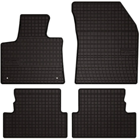 Tappetini in gomma per auto per: Peugeot 3008 II crossover (2016-) - neri, su misura