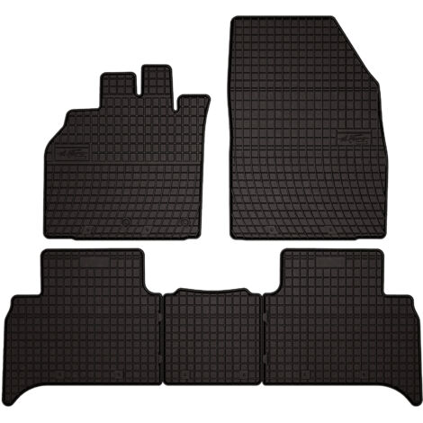 Tappetini in gomma per auto: Renault Scenic III monovolume (2009-2016) - neri, su misura