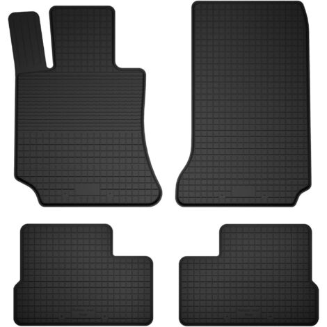 Tappetini in gomma per auto, set da 4, universali per: Mercedes C W204 berlina, station wagon, coupé (2007-2014)