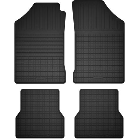 Tappetini in gomma per auto, set da 4, universali per: Volkswagen Polo II coupé, hatchback, berlina (1981-1992)