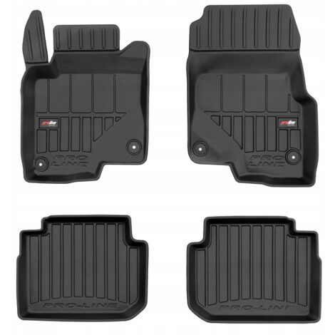 Tappetini in gomma per porte Smart ForFour 1 2004-2006, 3D
