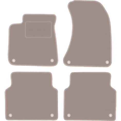 Tappetini in velluto beige per: Audi A8 D4 berlina (2009-2017)