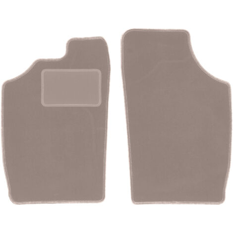Tappetini in velluto beige per: Daihatsu Cuore V hatchback (1997-2003)