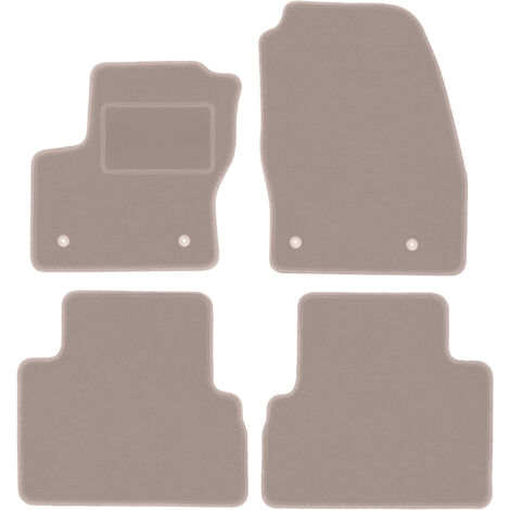 Tappetini in velluto beige per: Ford C-MAX MK2 minivan (2015-2019)