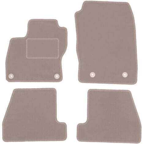 Tappetini in velluto beige per: Ford Focus MK3 FL berlina, station wagon, hatchback (2017-2020)