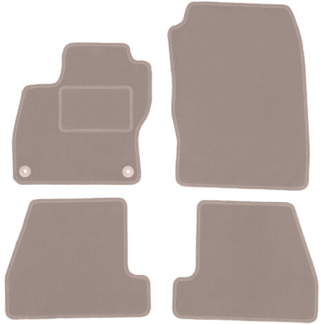 Tappetini in velluto beige per: Ford Focus MK3 hatchback, berlina, station wagon (2010-2018)