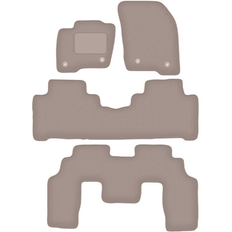 Tappetini in velluto beige per: Ford S-MAX MK2 7 posti (2015-)