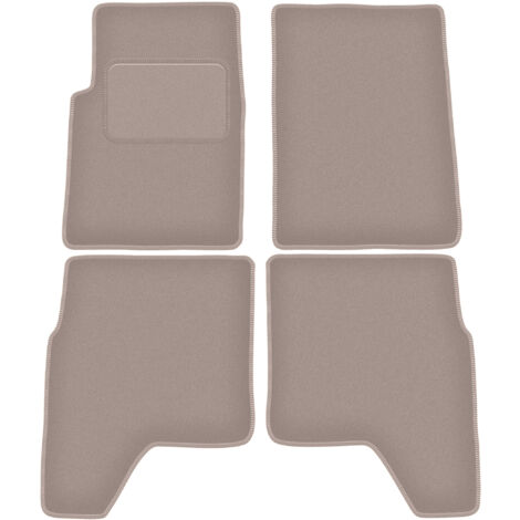 Tappetini in velluto beige per: Hyundai Galloper off-road (1991-2003)