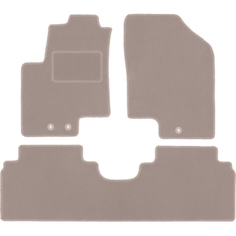 Tappetini in velluto beige per: Hyundai ix20 minivan (2010-2018)
