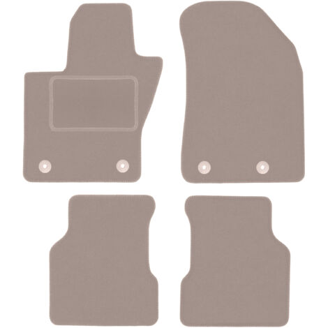 Tappetini in velluto beige per: Jeep Compass II MP SUV (2017-)
