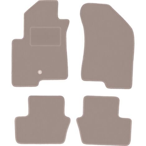Tappetini in velluto beige per: Jeep Compass MK49 SUV (2007-2017)