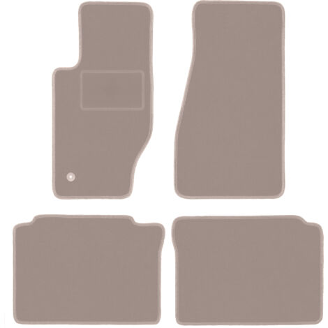 Tappetini in velluto beige per: Jeep Grand Cherokee III WK off-road (2005-2010)