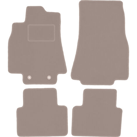 Tappetini in velluto beige per: Mercedes Classe A W169 hatchback (2004-2012)