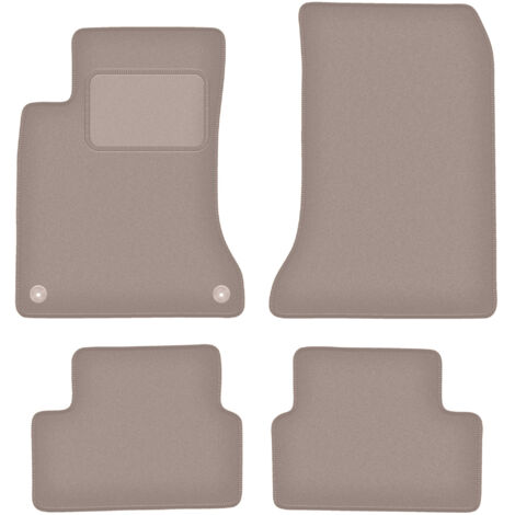 Tappetini in velluto beige per: Mercedes W176 Classe A (2012-2018)