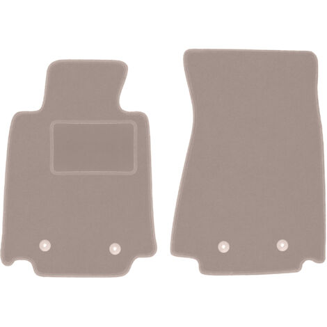 Tappetini in velluto beige per: Nissan 370Z coupé, roadster (2009-2020)