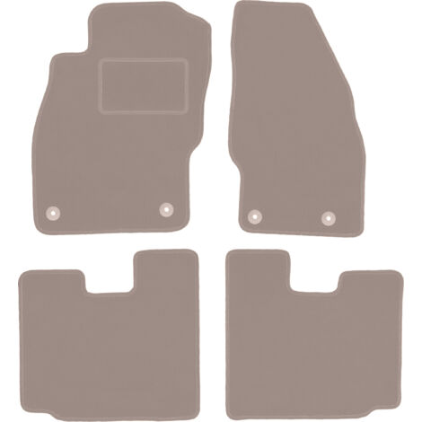 Tappetini in velluto beige per: Opel Adam hatchback (2012-)