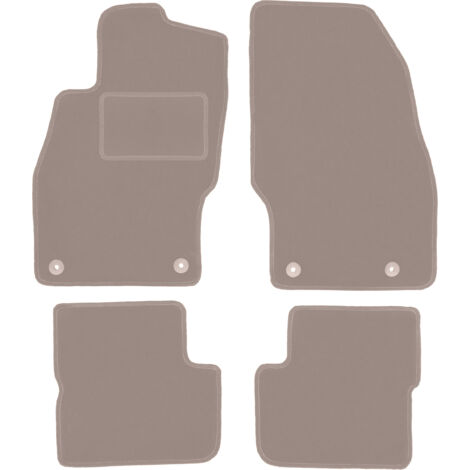 Tappetini in velluto beige per: Opel Corsa D hatchback (2006-2015)
