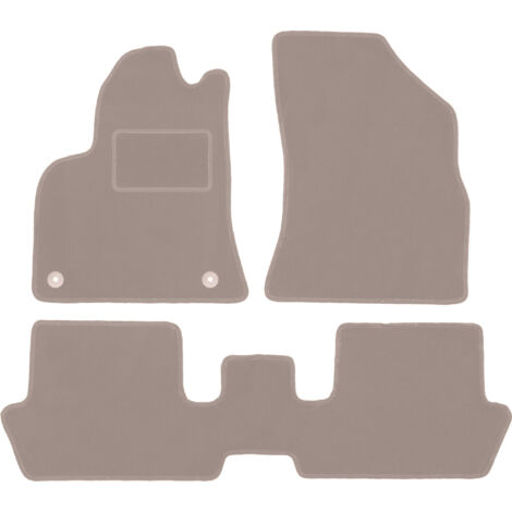 Tappetini in velluto beige per: Peugeot 3008 I monovolume (2009-2016)