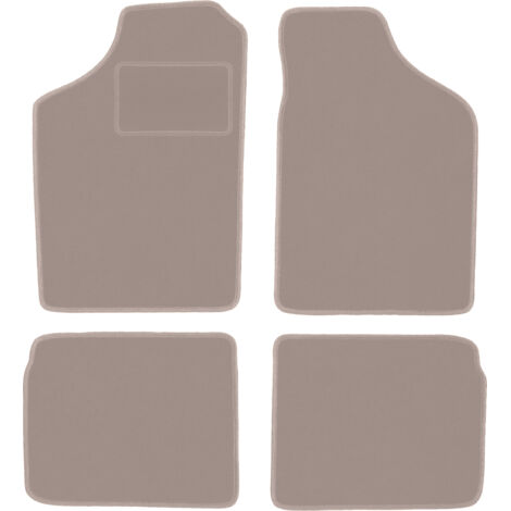 Tappetini in velluto beige per: Volkswagen Polo II coupé, hatchback, berlina (1981-1992)