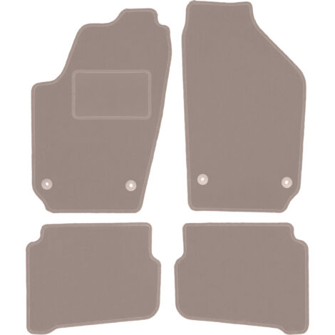 Tappetini in velluto beige per: Volkswagen Polo IV 9N hatchback (2001-2009)