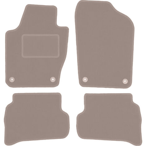 Tappetini in velluto beige per: Volkswagen Polo V hatchback (2009-2017)