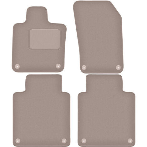 Tappetini in velluto beige per: Volvo S90 II Long (2016-)