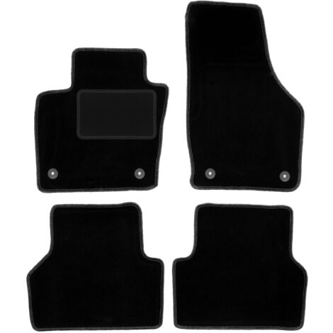 Tappetini in velluto nero per: Audi Q3 I 8U SUV (2011-2018)