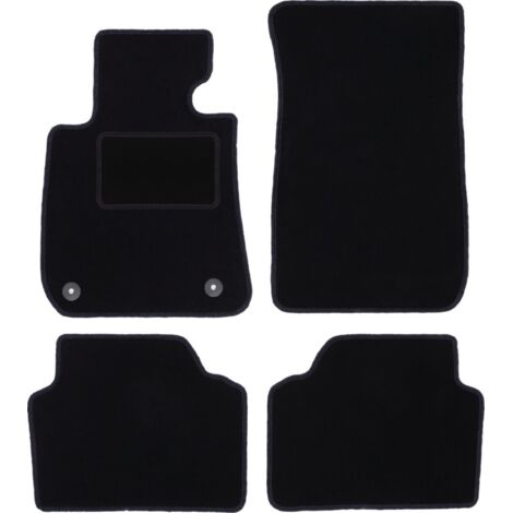 Tappetini in velluto nero per: BMW 3 E91 station wagon, touring (2004-2011)