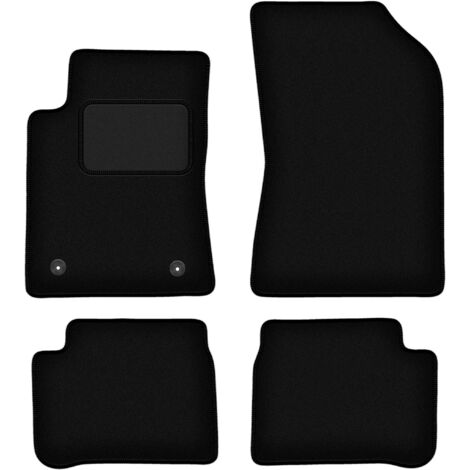 Tappetini in velluto nero per: Citroen C3 III hatchback (2017-)