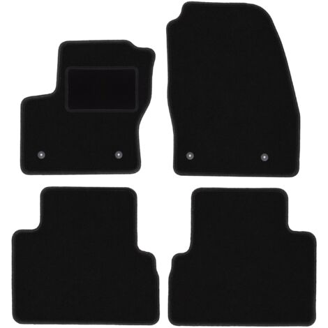 Tappetini in velluto nero per: Ford C-MAX MK2 minivan (2015-2019)