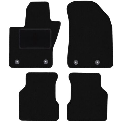 Tappetini in velluto nero per: Jeep Compass II MP SUV (2017-)