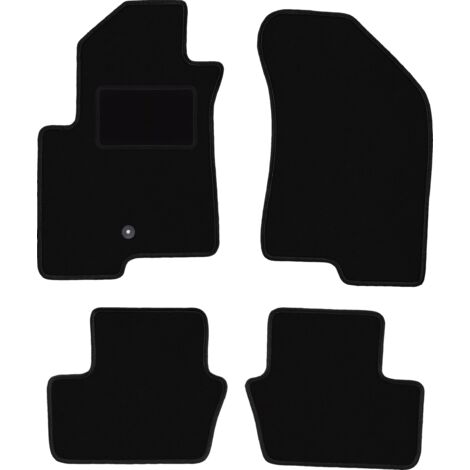 Tappetini in velluto nero per: Jeep Compass MK49 SUV (2007-2017)