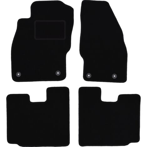 Tappetini in velluto nero per: Opel Adam hatchback (2012-)