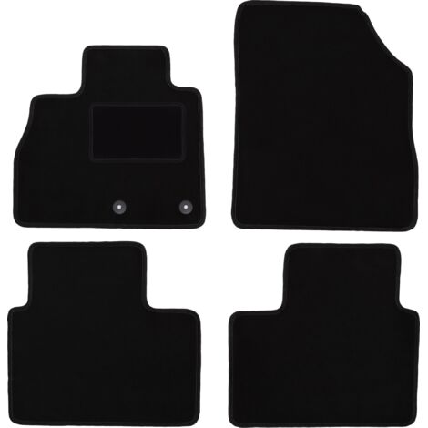 Tappetini in velluto nero per: Renault Scenic IV minivan (2016-)