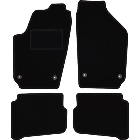 Tappetini in velluto nero per: Volkswagen Polo IV 9N hatchback (2001-2009)