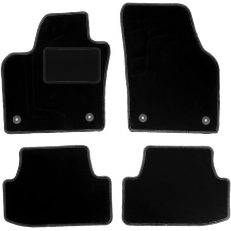 Tappetini in velluto nero per: Volkswagen Polo VI hatchback (2017)