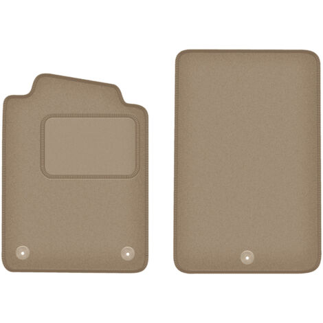 Tappetini in velluto per auto: Chevrolet Corvette C6 targa/roadster (2004-2013) beige