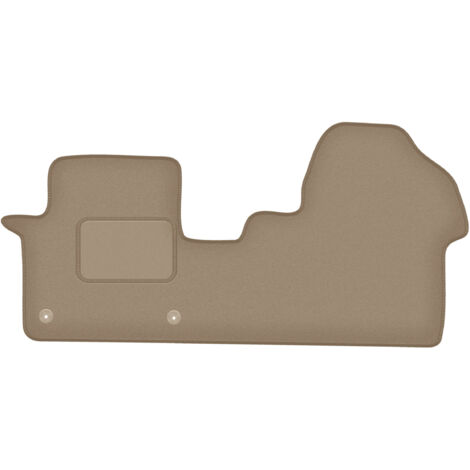 Tappetini in velluto per: Fiat Scudo III furgone (2021-) beige