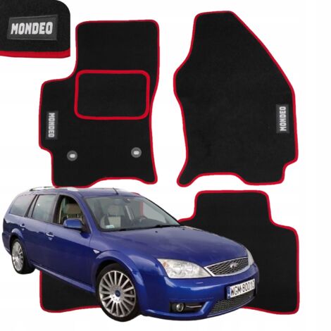 Tappetini in velluto per Ford Mondeo MK3 2000-2007 tergicristalli auto HAFT R