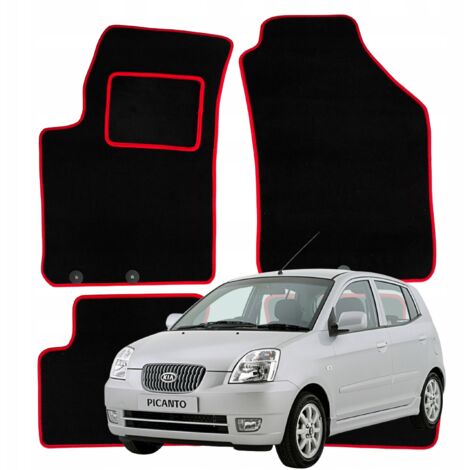 Tappetini in velluto per Kia Picanto 1 2004-2011 tergicristalli per auto R