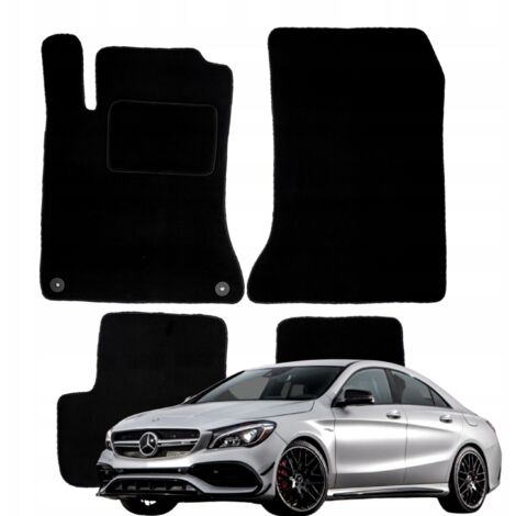 Tappetini in velluto per Mercedes CLA C117 2013-2019 tergicristalli per auto B
