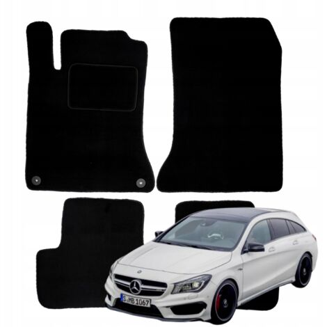 Tappetini in velluto per Mercedes CLA X117 2015-2019 tergicristalli per auto B