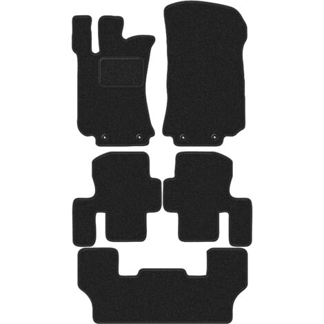 Tappetini in velluto per: Mercedes Classe R W251 monovolume 7 posti corto (2005-2013) antracite