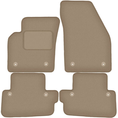 Tappetini in velluto per: Volvo C70 II coupé (2005-2013) beige