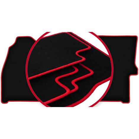 Tappetini per auto CARLUX-RED per: Mercedes Sprinter II furgone per consegne (2006-2019)