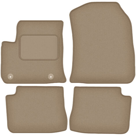 Tappetini per auto in velluto per: Fiat 600 Elektro crossover (2023-) beige