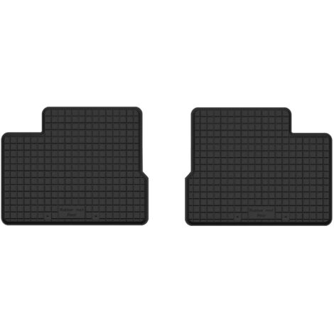 Tappetini posteriori in gomma per auto (2 pezzi), universali per: Hyundai ix20 minivan (2010-2018)