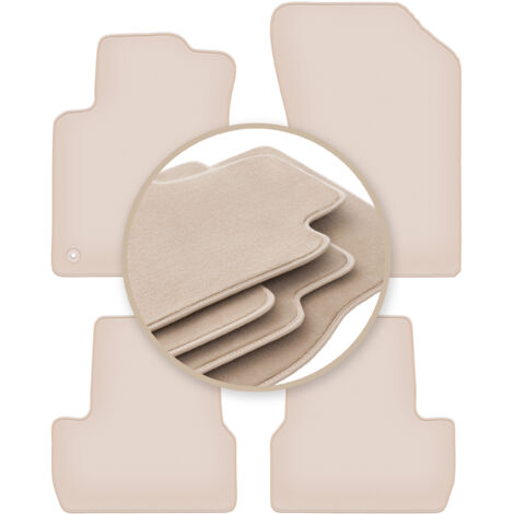 Tappetini PREMIUM beige per: Citroen C3 II hatchback 2009-2016