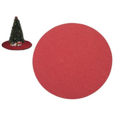 Tappetini Rondo' Sottoalbero In Polipropilene Rossi Diam. 80 Cm Conf. 5pz